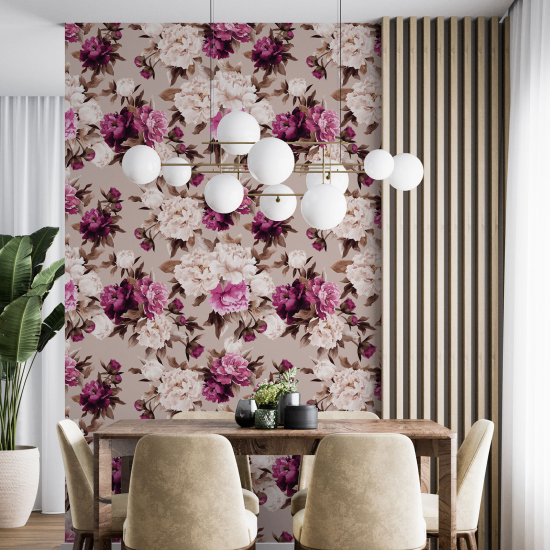 Wall Mural - Wallpaper - Floral pattern