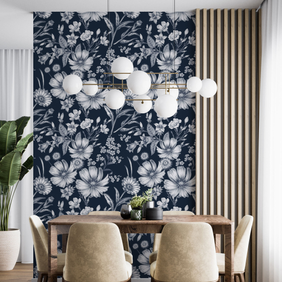 Wall Mural - Wallpaper - Floral pattern