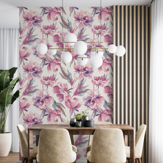 Wall Mural - Wallpaper - Floral pattern