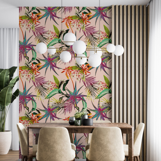 Wall Mural - Wallpaper - Floral pattern