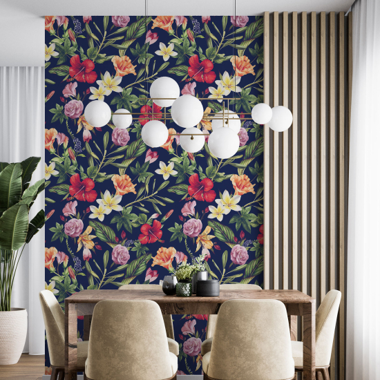 Wall Mural - Wallpaper - Floral pattern