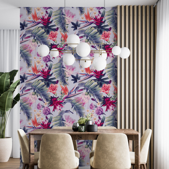 Wall Mural - Wallpaper - Floral pattern