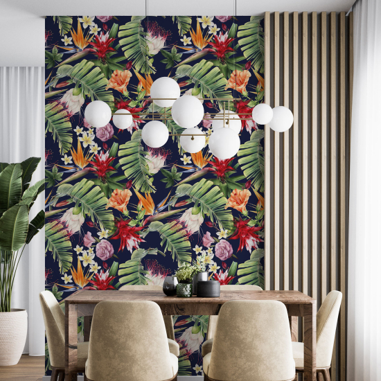 Wall Mural - Wallpaper - Floral pattern