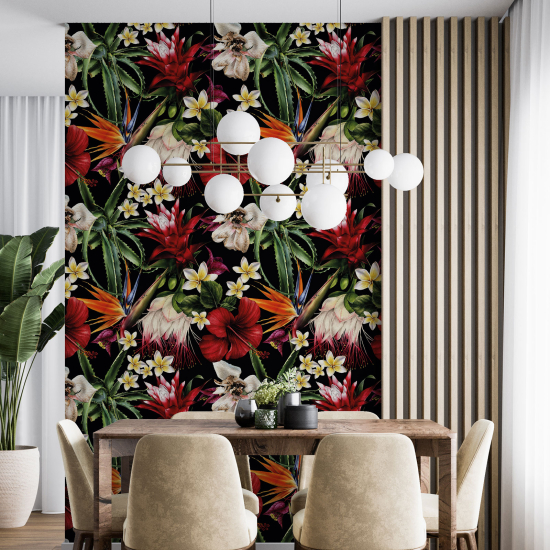 Wall Mural - Wallpaper - Floral pattern