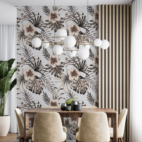 Wall Mural - Wallpaper - Floral pattern