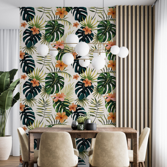 Wall Mural - Wallpaper - Floral pattern