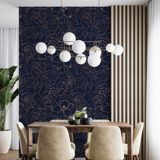 Wall Mural - Wallpaper - Floral pattern