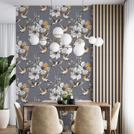 Wall Mural - Wallpaper - Floral pattern