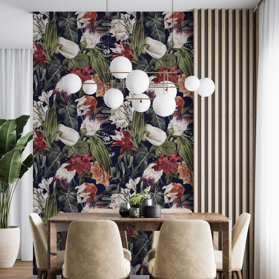 Wall Mural - Wallpaper - Floral pattern