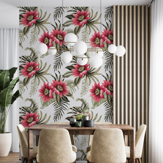 Wall Mural - Wallpaper - Floral pattern