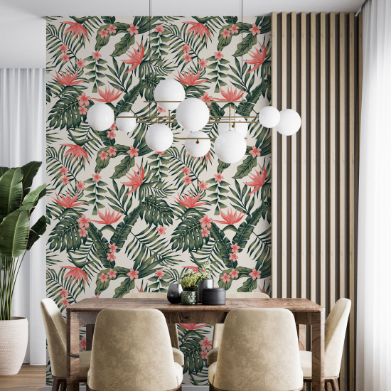 Wall Mural - Wallpaper - Floral pattern