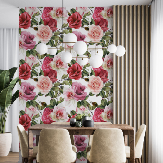 Wall Mural - Wallpaper - Floral pattern