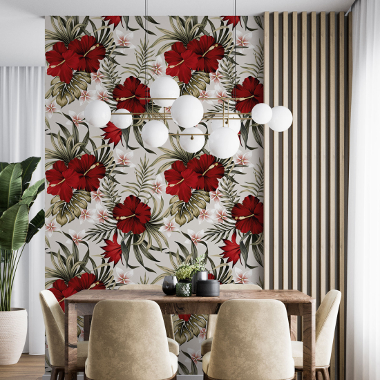 Wall Mural - Wallpaper - Floral pattern