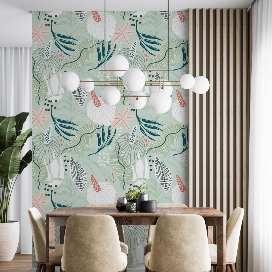 Wall Mural - Wallpaper - Floral pattern