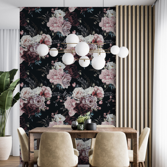 Wall Mural - Wallpaper - Floral pattern