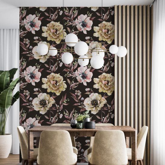 Wall Mural - Wallpaper - Floral pattern