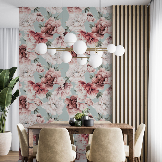 Wall Mural - Wallpaper - Floral pattern