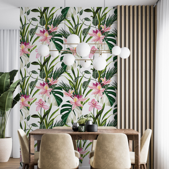 Wall Mural - Wallpaper - Floral pattern