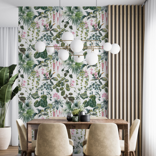 Wall Mural - Wallpaper - Floral pattern