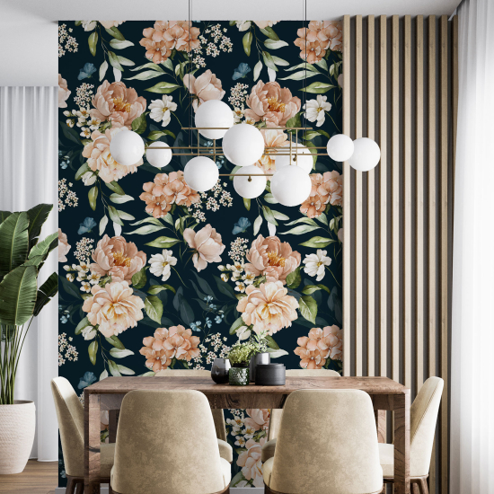 Wall Mural - Wallpaper - Floral pattern