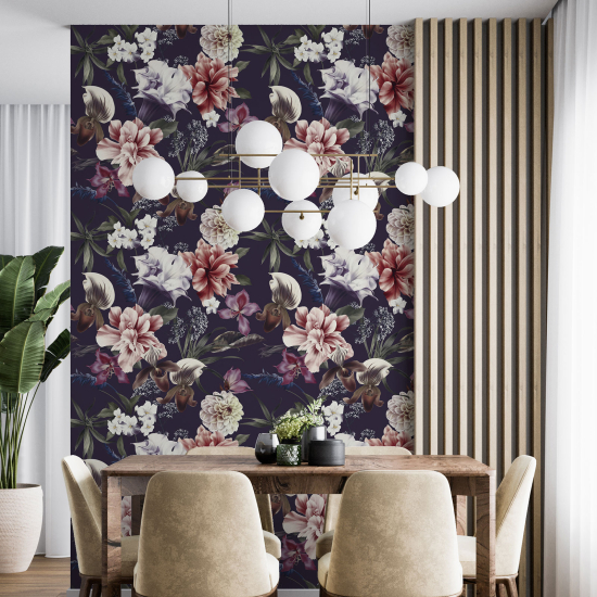 Wall Mural - Wallpaper - Floral pattern