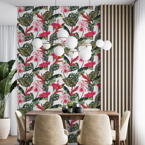 Wall Mural - Wallpaper - Floral pattern