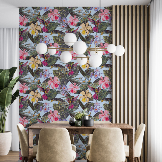 Wall Mural - Wallpaper - Floral pattern