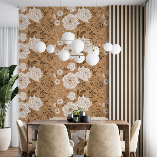 Wall Mural - Wallpaper - Floral pattern