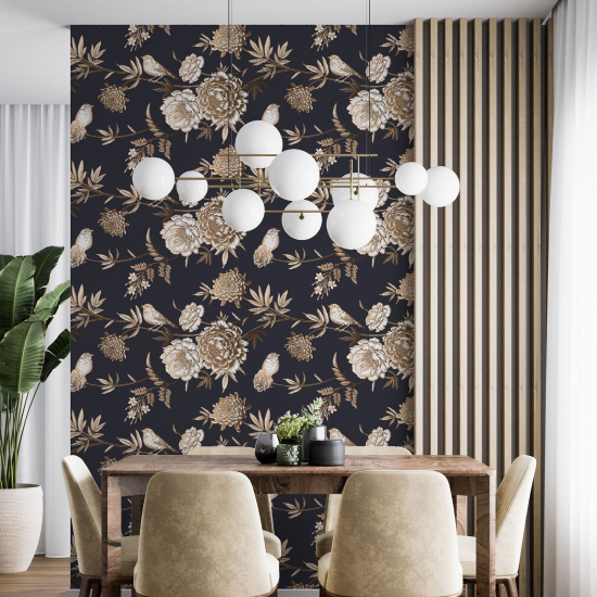 Wall Mural - Wallpaper - Floral pattern