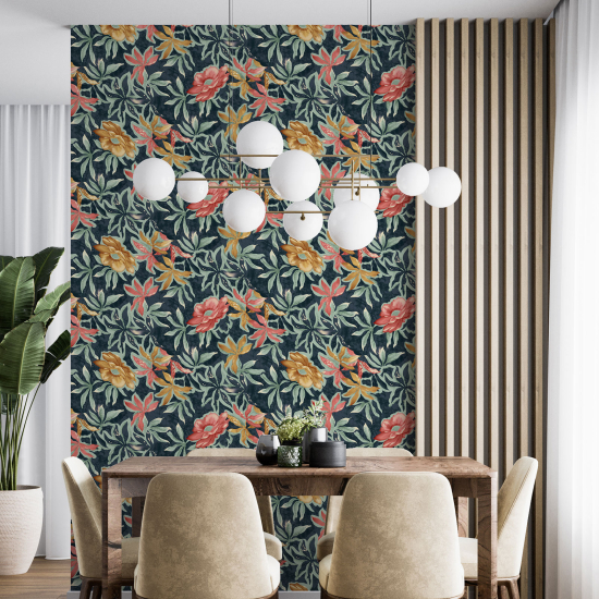 Wall Mural - Wallpaper - Floral pattern