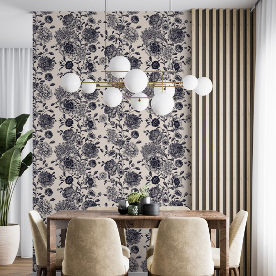 Wall Mural - Wallpaper - Floral pattern