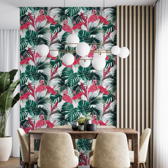 Wall Mural - Wallpaper - Pink Flamingos