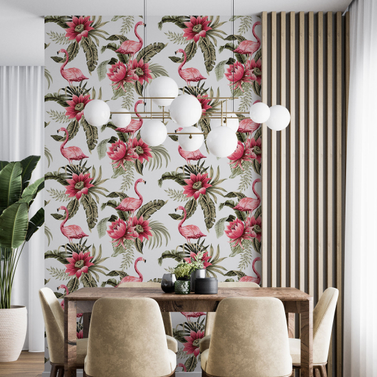 Wall Mural - Wallpaper - Pink Flamingos