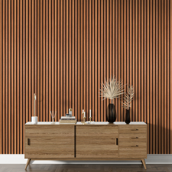 Wall Mural - Wallpaper - Wood Imitation Panels