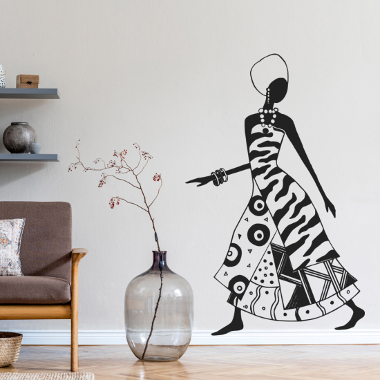 Wall Sticker - African woman