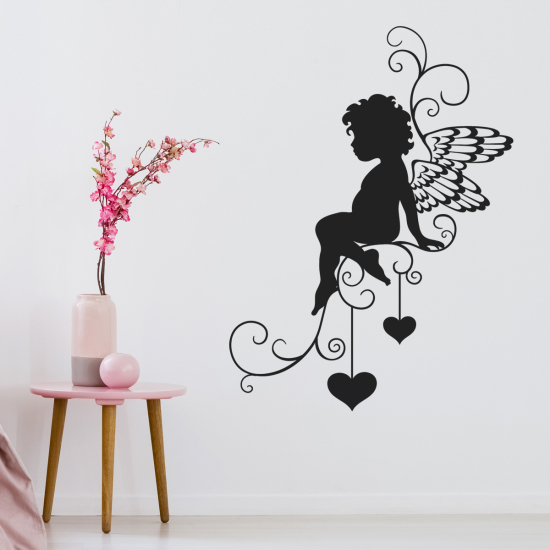 Wall Sticker - Angel Hearts