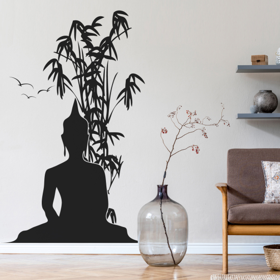 Wall Sticker - Bamboo Buddha