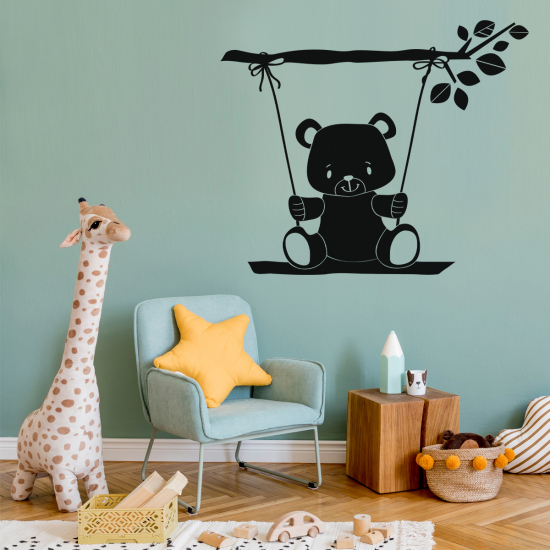 Wall Sticker - Bear Swing