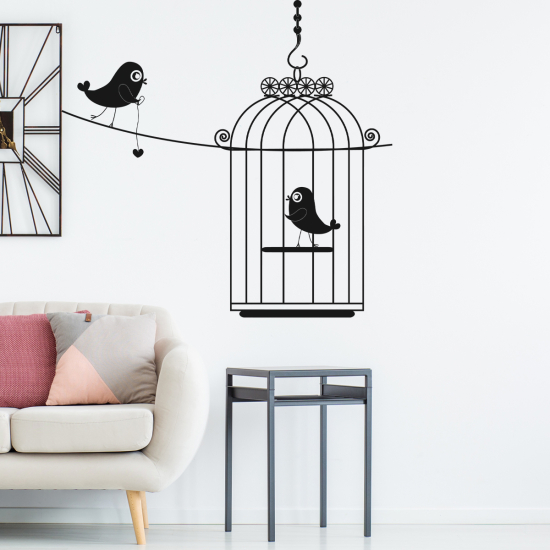 Wall Sticker - Bird Cage