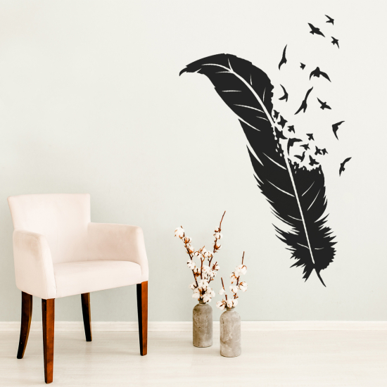 Wall Sticker - Bird Feather