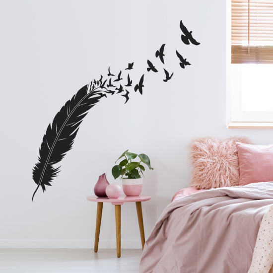 Wall Sticker - Bird Feather