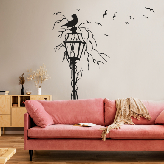 Wall Sticker - Bird Floor Lamp