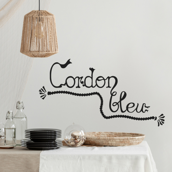 Wall Sticker - Blue ribbon