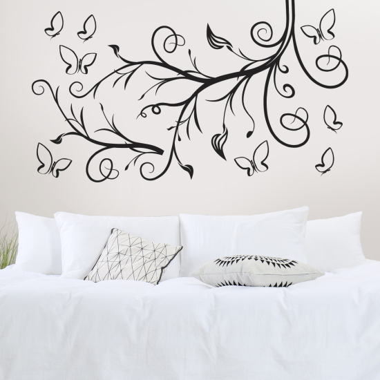 Wall Sticker - Butterfly Branch