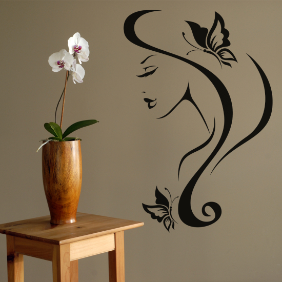 Wall Sticker - Butterfly Face