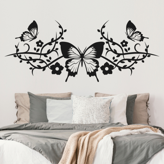 Wall Sticker - Butterfly Headboard