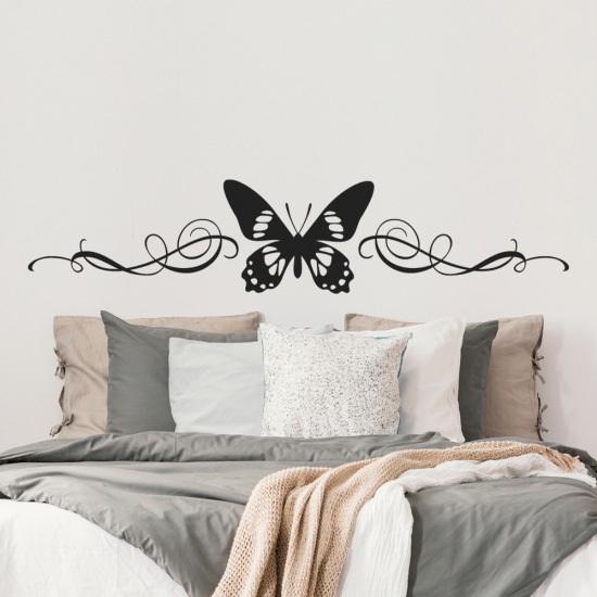 Wall Sticker - Butterfly Headboard