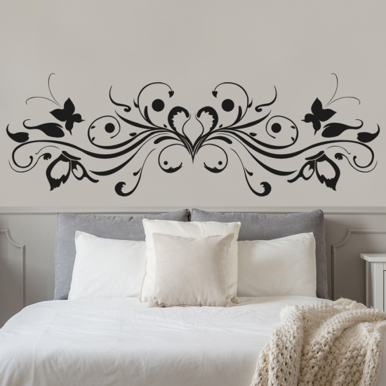 Wall Sticker - Butterfly Headboard