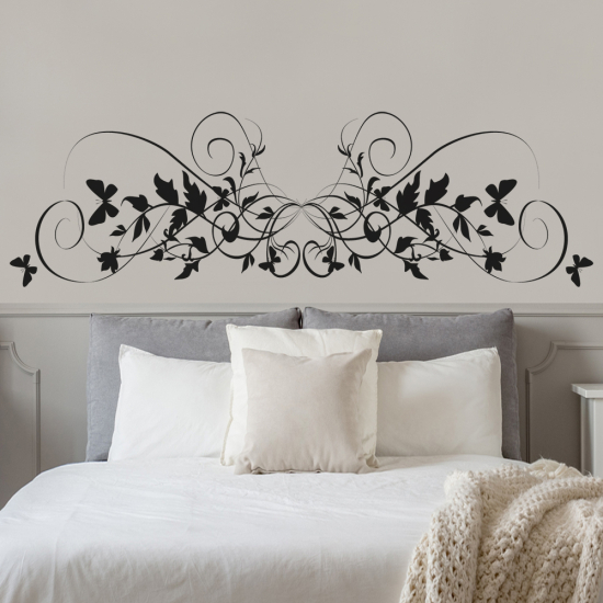 Wall Sticker - Butterfly Headboard