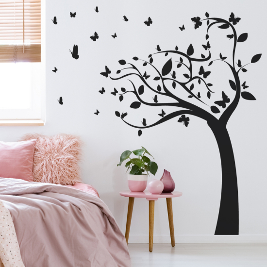 Wall Sticker - Butterfly Tree